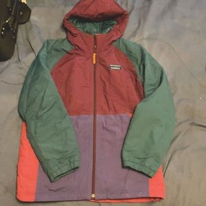 LLBean girls jacket size 18.